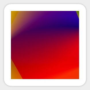 RED BLUE YELLOW GRADIENT TEXTURE Sticker